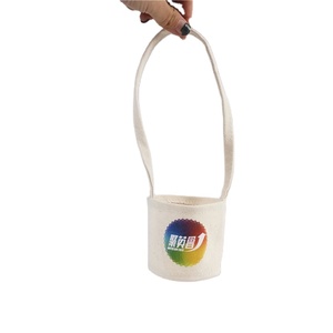 Sac de transport réutilisable pour gobelets de café, thé au lait, jus, sac de courses, accepte le logo personnalisé, dessin animé - Product Image 4