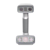 Scanner 3D portable Einscan H H2 à source de lumière blanche, couleur du corps humain, cheveux noirs