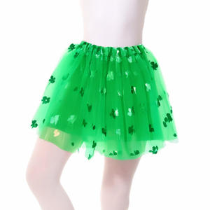 Décoration de fête, jupe tutu pour filles, jupe de danse pour enfants, jupe de ballet des années 1920, robes tutu pour femmes et filles, St. <span class=keywords><strong>Patrick</strong></span> pour la fête - Product Image 3