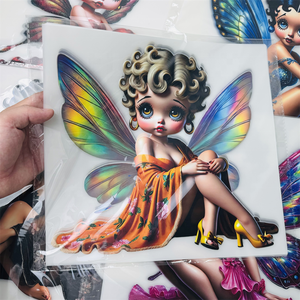 Transferts DTF en gros pour presse à chaud, plastisol, motifs de poupées <span class=keywords><strong>Betty</strong></span>, transferts DTF DIY, impression prête à presser, autocollant en vinyle - Product Image 5