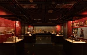 Exhibición de museo moderno Diseño de muebles Escaparate de joyería de madera Gabinete de vidrio de exhibición antiguo personalizado con luces Led - Product Image 2