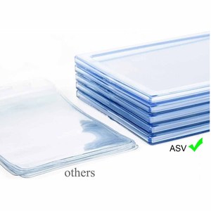 Porte-cartes de visite en PVC souple avec fermeture à bouton, design tendance pour usage professionnel - Product Image 2