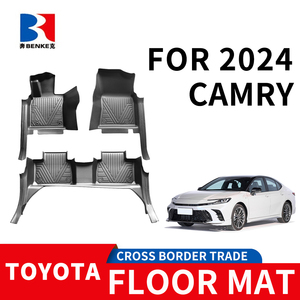 wholesale Factory Custom 5D TPE <b>Rubber</b> Eco-friendly Waterproof Anti Slip 5D Car <b>Floor</b> Mats 3 Pieces for Toyota Camry 2024 - Product Image 1
