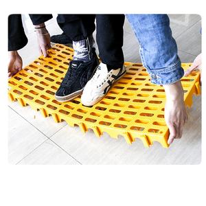 Duurzaam Modern Copolymeer Kunststof Grijpende Modulaire Garage Vloertegel Slijtage Anti-Slip Gemakkelijk Klik Voor Magazijngebruik - Product Image 3