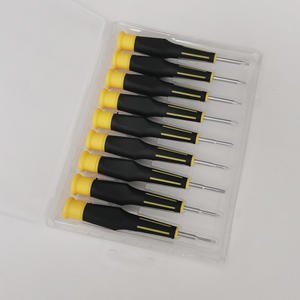 Jeu de tournevis de précision Lixin 9 pièces, métriques, Phillips, plat, Torx, hexagonaux, Y, étoile, outils de réparation pour les télécommunications - Product Image 1