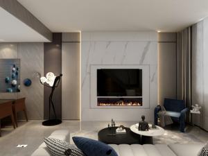 Lapisan dekoratif PVC marmer penyepuhan putih sangat mengkilap untuk Panel dinding 0.14mm desain batu tahan air PVC Laminating Sheet Roll - Product Image 4