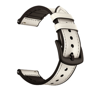 Bracelet de montre en cuir pour montre, 18mm, 20mm, 22mm, bracelet de rechange universel, pour Samsung Galaxy - Product Image 5