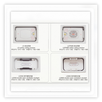 Fenêtre de sécurité de toit LD990A/B avec ventilateur électrique, ouverture avant et arrière, trappe d'évacuation d'urgence pour bus, autocar, camping-car