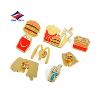 Badges en émail doux personnalisés avec fermoir papillon, fabrication sur mesure depuis 20 ans par Longzhiyu, badges en métal personnalisés pour revers