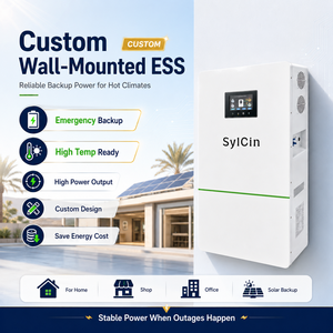 แบตเตอรี่ LiFePO4 แบบติดผนัง 48V 200Ah 10kWh ระบบจัดเก็บพลังงานแบบโมดูลาร์พร้อม Smart BMS สำหรับบ้าน สำนักงาน พลังงานแสงอาทิตย์แบบออฟกริด - Product Image 1