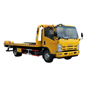 Camion de <span class=keywords><strong>remorquage</strong></span> à plateau plat ISUZU 4x2, capacité de 6 tonnes, pour le transport de voitures, le dépannage et le sauvetage, longueur de plateau de 6,5 m, moteur diesel de 190 CV - Product Image 1