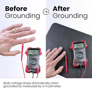 Tapis de mise à <span class=keywords><strong>la</strong></span> terre universel 27x10 pouces Tapis de mise à <span class=keywords><strong>la</strong></span> terre pour ordinateur, énergie, sommeil, soulagement de <span class=keywords><strong>la</strong></span> douleur, inflammation, équilibre, bien-être - Product Image 5