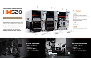 Máquina de recogida y colocación <span class=keywords><strong>SAMSUNG</strong></span> Hanwha HM520 HS de alta velocidad para línea de montaje de PCB SMT con componentes PLC centrales - Product Image 3