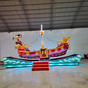 Atracción Eléctrica de <span class=keywords><strong>Barco</strong></span> <span class=keywords><strong>Pirata</strong></span> para Parques Temáticos Comerciales, Equipo de Diversión Infantil para Exteriores - Product Image 6