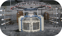 Máquina de Tejer Jacquard Circular Automática Computarizada con Motor a Precio de Fábrica