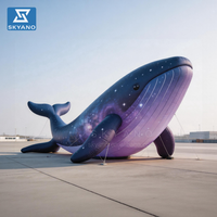 Baleine Gonflable Géante, Créature Marine Fantastique pour la Décoration d'Exposition
