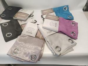 <span class=keywords><strong>Rideau</strong></span> occultant thermique rose à œillets souples, prêt à poser, pour salon <span class=keywords><strong>et</strong></span> hôtel - Product Image 3