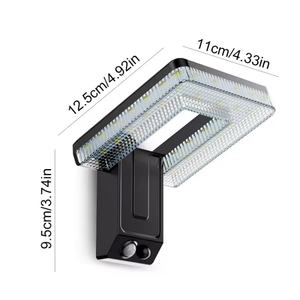 Nueva Lámpara LED Exterior Impermeable con Sensor de Movimiento, Plegable, para Balcón, Patio, Pasillo, Estilo Minimalista - Product Image 6