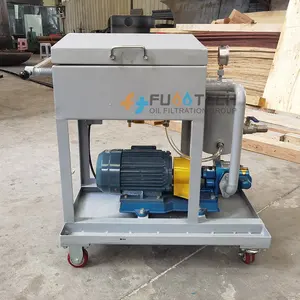 Hoge Effectieve PL-100 Plaat Frame Druktype Draagbare Gebruikte Oliefilter Recycling Machine Voor Machines