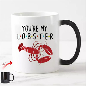 Taza de cerámica que cambia de color, diseño sensible al calor de una sola pieza para amantes del té - Product Image 3