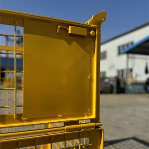 Cage de stockage industrielle pliable en carton pour pulvérisation électrostatique personnalisable - Product Image 3