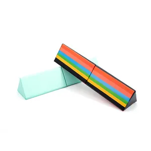 Luxury Custom Display Special Design Triangular Cuticle Oil Pen Packaging Box Cardboard Paper Box Package