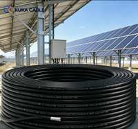 Câble solaire de haute qualité approuvé TUV&UL EN50618 H1Z2Z2-K, fabrication directe, cuivre étamé XLPO 1,5 kV résistant aux UV