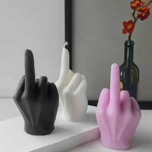 Bougies parfumées fantaisie en gros, bougies en cire de soja personnalisées en forme de doigt, coffret cadeau, décoration maison et mariage, bougies aromatiques élégantes - Product Image 2