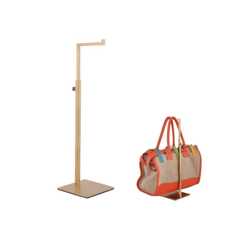 Retail Bags Store Design Fixture Metal Women Purse Handbag Hand Bag Display Holder Stand Hanging Rack