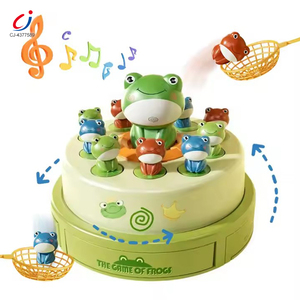 Juguete de Rana Verde de Plástico Chengji, Juego de Mesa Educativo Creativo de Coordinación Mano-Ojo para Niños - Product Image 3