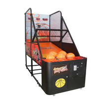 Machine de jeu de basket électronique à monnayeur Creatfun certifiée CE 110V/220V, garantie 1 an, 1 joueur, toutes prises