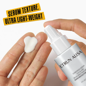 ETRUN ALISA OEM suero UV de amplio espectro <span class=keywords><strong>SPF</strong></span> 50 todo tipo de piel protector solar facial con péptido de colágeno - Product Image 3