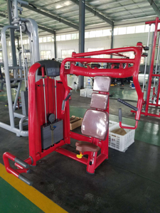SK-CP80 Macchina Commerciale Chest Press Seduta con Carico a Perni 65x114mm in Acciaio Q235, Attrezzatura da Palestra Iso-Laterale Selezionabile per Allenamento della Forza - Product Image 4