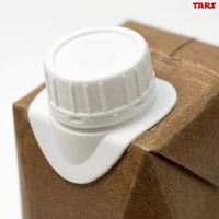 Boîte en carton aseptique en forme de brique TARS personnalisée de 250 ml pour lait, lait d'avoine, jus de fruits, thé et autres boissons