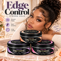 Gel Coiffant Fixation Forte pour Bords Définis, Cheveux de Bébé, Tresses, Queues de Cheval et Cheveux Lisses