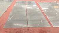 Dalle de marbre gris Pietra aiguisé coupée à la taille