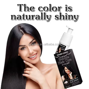 500ml <span class=keywords><strong>Natural</strong></span> Negro Henna PPD Tinte para el cabello <span class=keywords><strong>sin</strong></span> productos químicos Tinte para el cabello con champú - Product Image 4