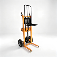 Tragbarer 300kg Elektrischer Sackkarren mit Motorisierter Hebefunktion - Mini-Gabelstapler mit Lithium-Batterie für Express & Supermarkt