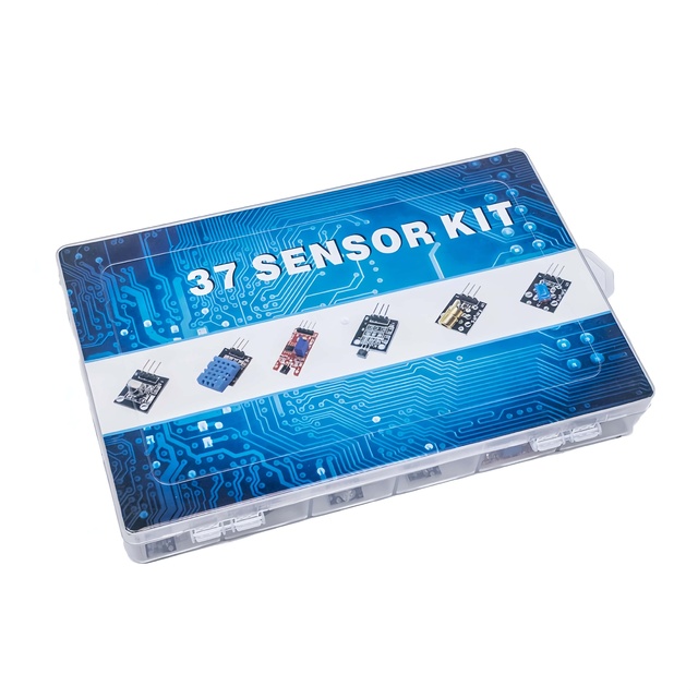 37 in 1 / 45 in 1 Sensor Kit for Arduino, Starter Learning Kit with Sensors Modules for STEM Education DIY Electronics Projects