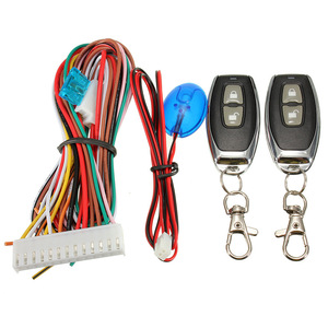 Sistema de entrada sin llave, juego de 8 piezas con control remoto para cierre centralizado del coche y alarma antirrobo - Product Image 2