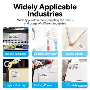 Ruban de transfert thermique <span class=keywords><strong>70</strong></span> x 100 m en résine, encre noire pour codes-barres, pour imprimantes d'étiquettes, compatible avec les imprimantes couleur - Product Image 6
