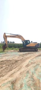 Excavatrice Hyundai 305 d'occasion, 30,5 tonnes, hydraulique, sur chenilles, coréenne, avec moteur, pour rapport, vente chaude - Product Image 4