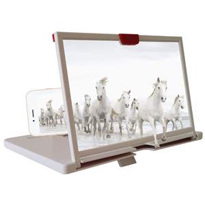 Amplificador de pantalla de teléfono móvil de 10 pulgadas, productos <span class=keywords><strong>EL</strong></span>, lupa de vídeo creativa, soporte extraíble plegable perezoso de escritorio - Product Image 1