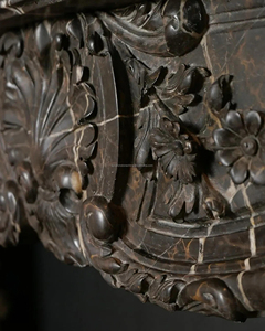 European Style Emperador Dark Marble <strong>Fireplace</strong> Frame Natural Brown Marble <strong>Fireplace</strong> Surround Hand Carved Stone <strong>Fireplace</strong> <strong>Mantle</strong> - Product Image 3