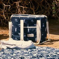 Sac isotherme en toile personnalisé avec logo, grand format, de qualité supérieure, pour le transport de repas, casseroles, pique-niques et camping, pour filles et femmes