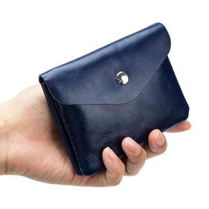 AndoBag Mini Simple Coin Purse for Women Genuine Cow Leather Retro Small <b>Wallet</b> Card Holder <b>Keychain</b> Storage Bag 2025 - Product Image 2