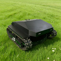 Mesin Pemotong Rumput Robotik Crawler Industri & DIY Kelas Profesional dengan Kontrol Jarak Jauh, Mesin 190cc, dan Trek Karet