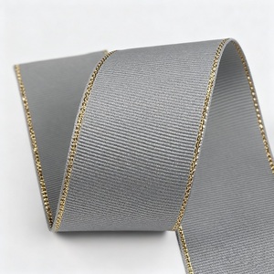 Gordon RibbonsゴールドエッジGrosgrain <span class=keywords><strong>Ribbon</strong></span>カラフルマルチサイズポリエステル高級ゴールドサイドGrosgrainギフトリボンロール - Product Image 5