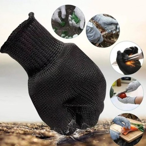 Gants de sécurité ampersatzés AmpsafeX anti-coupure et résistants à la déchirure, en maille d'acier inoxydable de 7 oz, stériles et sans poudre, pour boucher et travaux du bois - Product Image 6