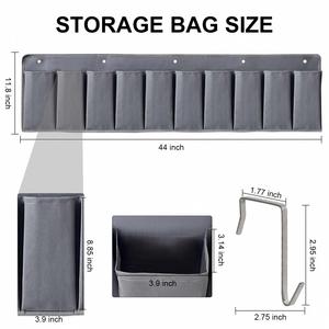 RV <b>Shoe</b> Pockets 10 Pockets Heavy Hanging Bedside Storage Organizer with Sturdy <b>Hooks</b> Storage Pockets Hangs on Bed - Product Image 2